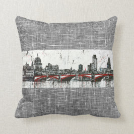 Almofada Travesseiro decorativo 16" de Londres x 16"