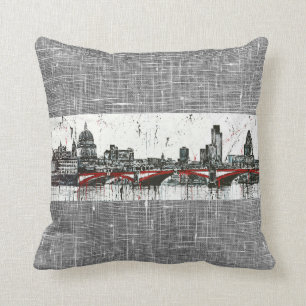 Almofada Travesseiro decorativo 16" de Londres x 16"