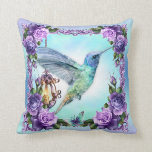 Almofada Travesseiro decorativo 16" do poliéster do colibr