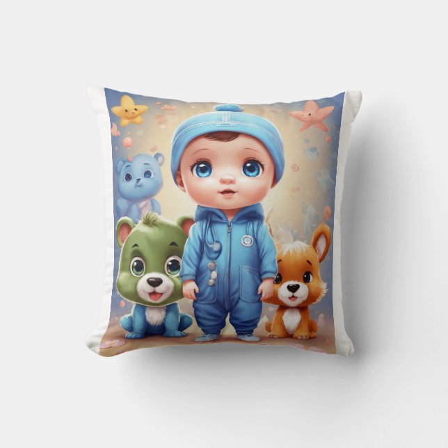 Almofada Travesseiro decorativo 16" x 16" (Frente)