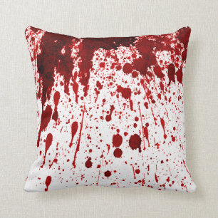 Almofada Travesseiro decorativo 16" x 16" Splatter Gótico