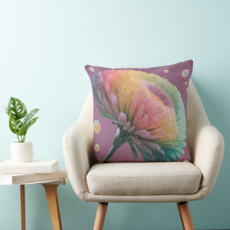 Almofada Travesseiro decorativo 3D Pastel Aster Bloom