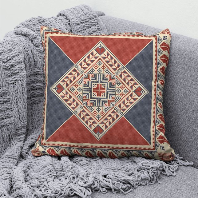 Almofada Travesseiro decorativo 6 do palestiniano Tatreez F (Criador carregado)