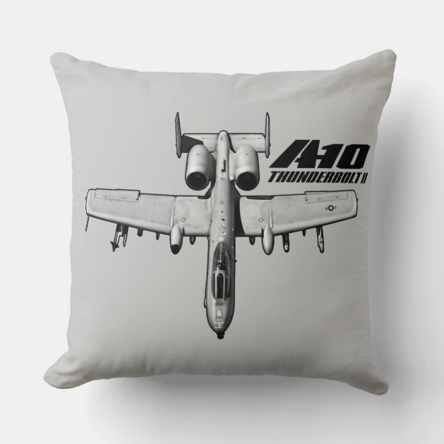 Almofada Travesseiro decorativo A-10 Thunderbolt II (Frente)