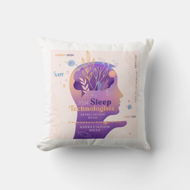 Almofada Travesseiro decorativo AAST STAW 2024 (Frente)