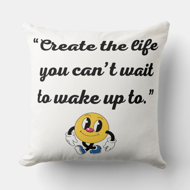 Almofada Travesseiro decorativo abstrato Art (Frente)