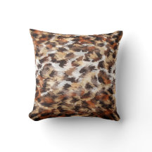 Travesseiro decorativo Abstrato castanho