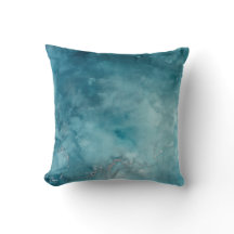 Travesseiro decorativo Abstrato de Aquarela Turque
