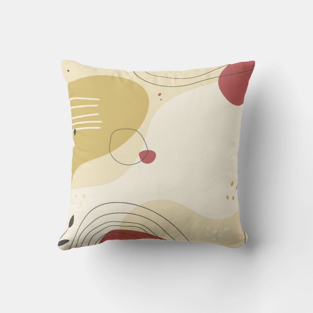 Almofada Travesseiro decorativo Abstrato moderno (Verso)