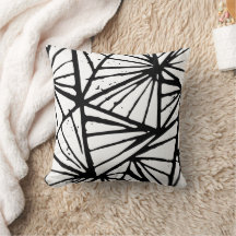 Travesseiro decorativo abstrato Triângulo Lino Imp