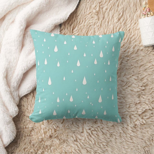 Almofada Travesseiro Decorativo Aconchegante com Gotículas  (Cobertor)