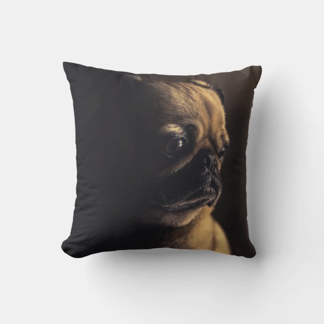 Almofada Travesseiro decorativo Adorável de cachorrinho (Frente)