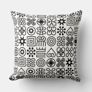 Almofada Travesseiro decorativo Africano de Símbolo Adinkra