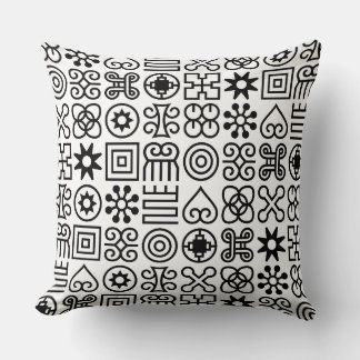 Almofada Travesseiro decorativo Africano de Símbolo Adinkra