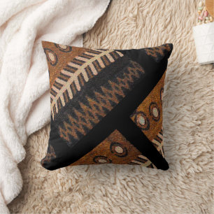 Almofada Travesseiro decorativo Afrocêntrico Tribal Motif