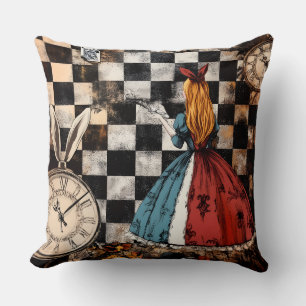 Almofada Travesseiro Decorativo Alice no País das Maravilha