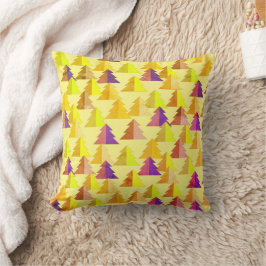 Almofada Travesseiro decorativo Amarelo das Árvores de Nata