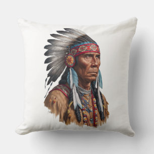 ALMOFADA TRAVESSEIRO DECORATIVO - AMERICANOS NATIVOS