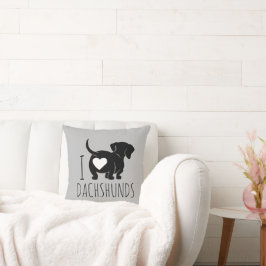 Almofada Travesseiro Decorativo Amor por Dachshund