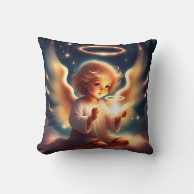 Almofada Travesseiro decorativo Angelic Glow (Frente)