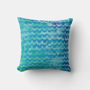 Almofada Travesseiro decorativo Aqua Waves