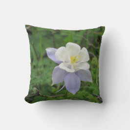 Almofada Travesseiro decorativo aquilégia azul