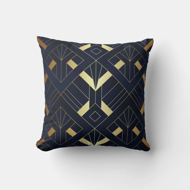Almofada Travesseiro decorativo Art Deco (Frente)