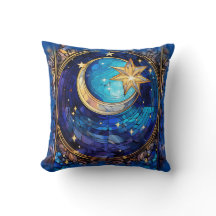 Travesseiro decorativo Artisan Celestial Moon