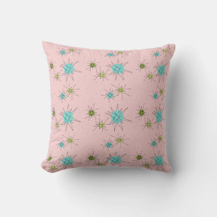 Almofada Travesseiro decorativo atômico icónico cor-de-ro