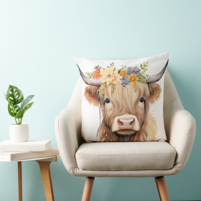 Almofada Travesseiro decorativo Audrey Cow 20x20 (Cadeira)