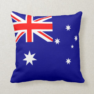 Almofada Travesseiro decorativo australiano da bandeira