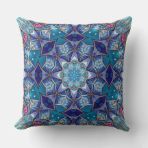 Travesseiro Decorativo Azul