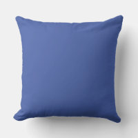 Travesseiro decorativo azul de 20" x 20"