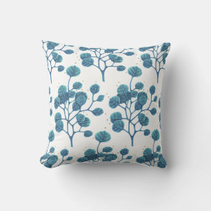 Almofada Travesseiro decorativo azul do desenho da caneta