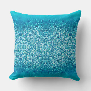 Almofada Travesseiro decorativo azul elegante da faísca de