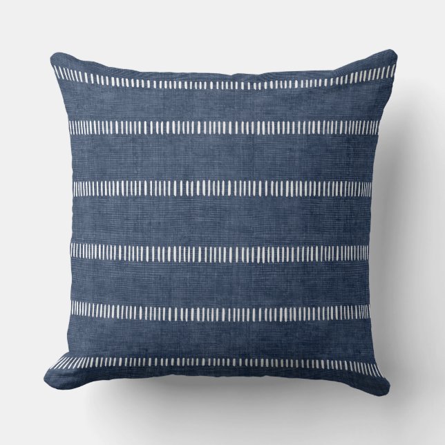 Almofada Travesseiro decorativo Azul Indigo (Frente)