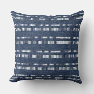 Almofada Travesseiro decorativo Azul Indigo