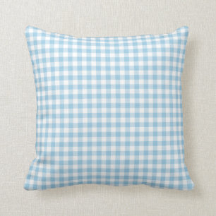 Almofada Travesseiro decorativo azul pálido do teste padr