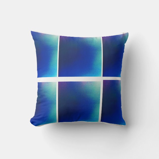 Almofada Travesseiro decorativo azul para Turquesa (Frente)