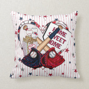 Almofada Travesseiro decorativo Baseball Cluster 01-Quadrad