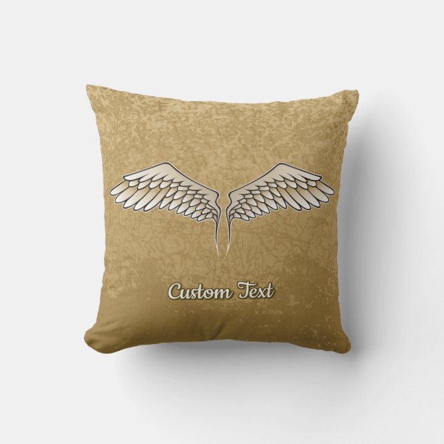 Almofada Travesseiro decorativo Beige Wings (Frente)