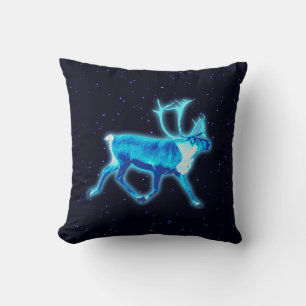 Almofada Travesseiro decorativo Blue Cariou (Reindeer)