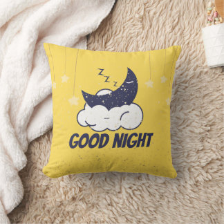 Almofada Travesseiro Decorativo Boa Noite Lua céu