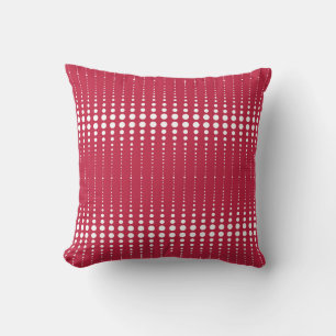 Almofada Travesseiro decorativo, bolinhas vermelha, bolinha