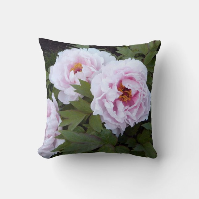Almofada Travesseiro decorativo bonito de Peony (Frente)
