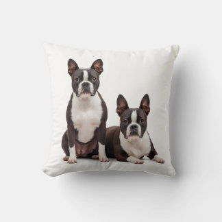 Almofada Travesseiro decorativo bonito Terrier de Boston