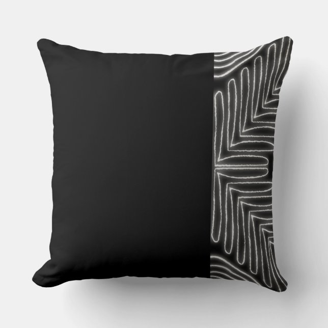 Almofada Travesseiro decorativo Boomerang Mudcloth (Frente)