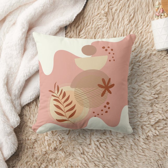 Almofada Travesseiro decorativo Botânico Abstrato II minima (Cobertor)