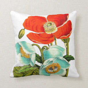 Almofada Travesseiro decorativo botânico floral das