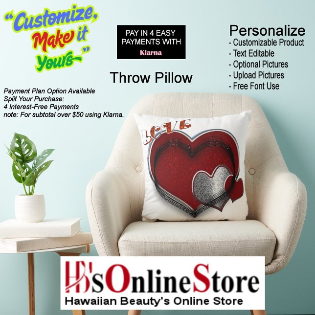 Almofada Travesseiro decorativo Branco da Magia do Coração (Heart Magic Love Small Square Polyester White Throw Pillow.)